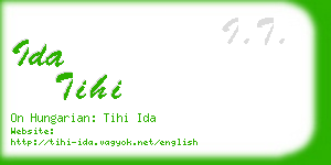 ida tihi business card